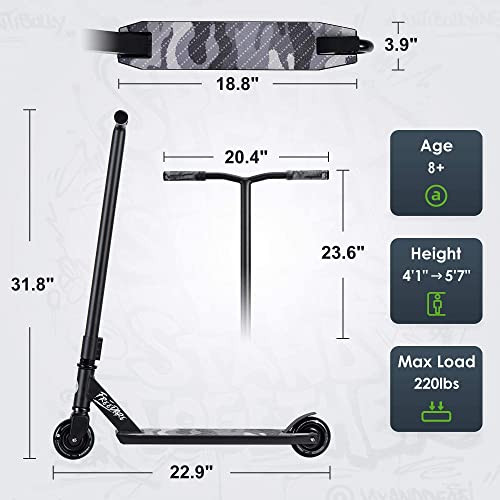  Pro Scooter Stunt Scooter Complete Trick Scooter for Kids 8 Years and Up, 