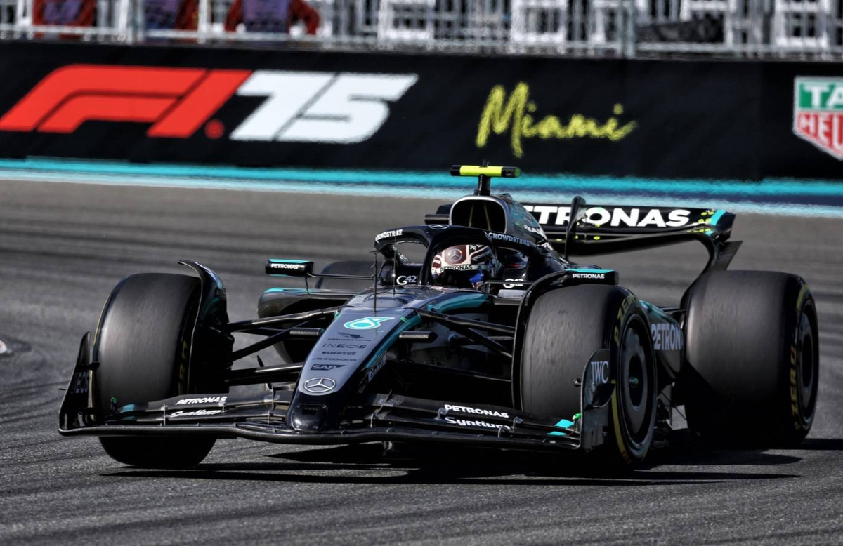 Spark S9627 1/43 Mercedes W16 No.12 Sprint Qualifying Pole Miami