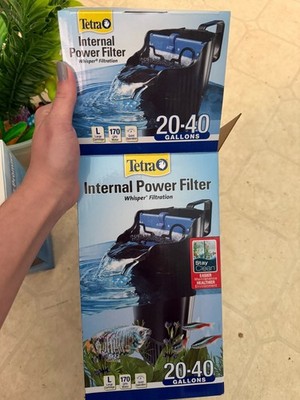 Tetra Whisper Filtration Internal Power Filter 170 GPH for 20-40 Gallon Tanks