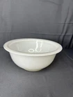 Vintage Pyrex White Glass Clear Bottom Mixing Bowl #322 1L