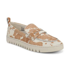 100 AUTHENTIC Women's Vionic Uptown Loafer Brown Multi Haircalf MEDIUM - SALE