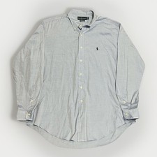 Ralph Lauren Yarmouth Oxford Men s Button Down Shirt 17-36 Blue Pony