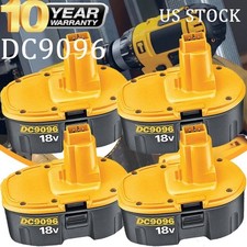 4PACK MAX 18V For Dewalt 18 VOLT XRP DC9096 DC9098 DC9096-2 Ni-MH Battery DC9099