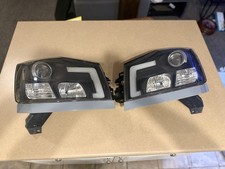  Nissan Titan 04-15 / Nissan Armada 04-07 Version 2 Projector Headlights - Black
