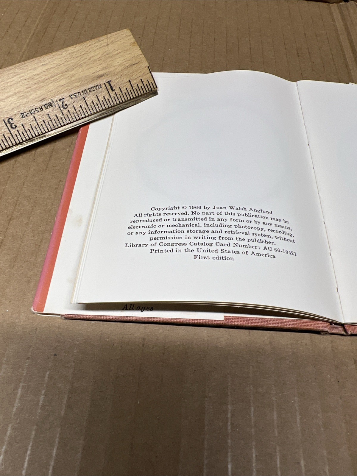 A Year Is Round by Joan Walsh Anglund; HBDJ 1966; 1st Edition