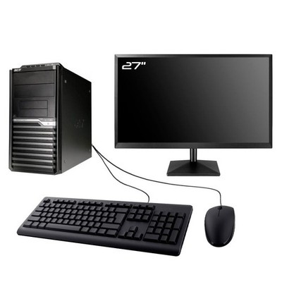 PC Acer Veriton M430g MT Bildschirm 27 '' AMD Athlon II X2 260 RAM 32Go SSD 2To