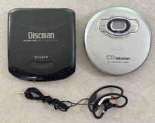 Sony CD Walkman Discman D-EJ611 D-141 w/ Active Style Headphones