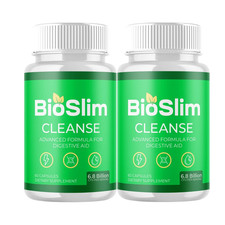 2-Pack BioSlim Cleanse Capsules, Bio Slim Healthy Digestive Aid - 120 Capsules