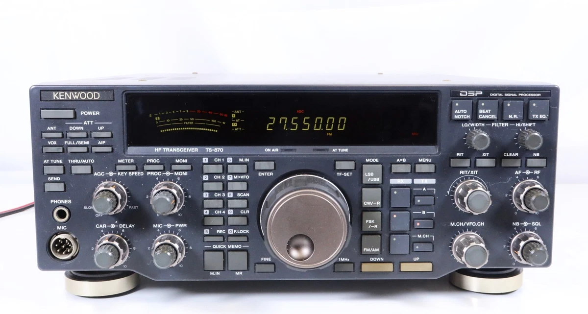 Kenwood社製　高級HF帯トランシーバーTS-870S 100w 強　完動 Kenwood Ts 870 for sale | eBay