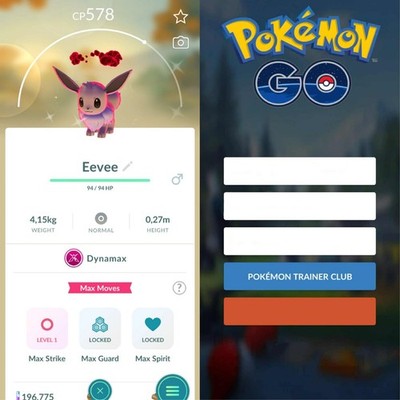 Pokémon Go | Shiny Dynamax Eevee   Mini PTC 80k Stardusts