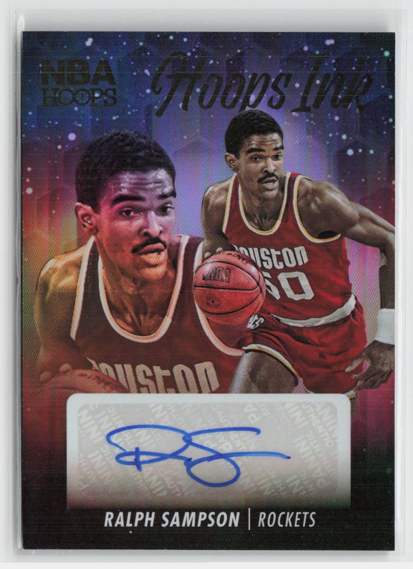 Ralph Sampson 2023-24 Hoops - Hoops Ink # HI-SAM Auto Houston Rockets NM
