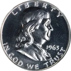 1963 Franklin Half Dollar Proof NGC PF67 Great Eye Appeal Strong Strike
