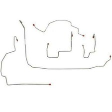 Front Brake Line Kit For Jeep Wrangler Jk 2007-2018 Steel Wkt0701om