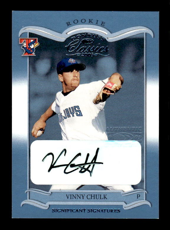 2003 Donruss Classics #183 Vinnie Chulk Significant Signatures #/500