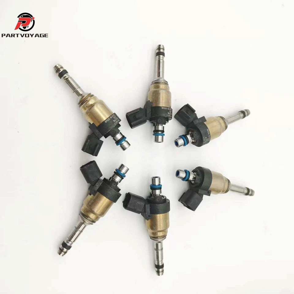 6x Fuel injector 35310-3C560 For Hyundai Genesis Santa Fe Azera Kia K900 Sedona Foto 3 de 4