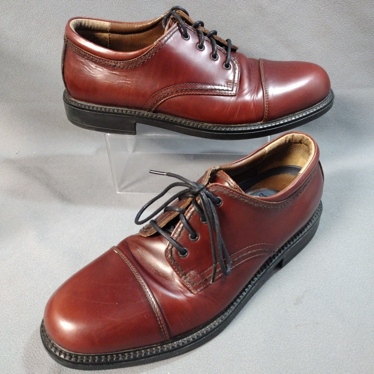SAOLA Scarpe eleganti Oxford Dockers Gordon 90 2219 da uomo 10M in pelle marrone punta a cappuccio