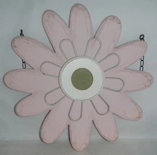 K&K Interiors Country Primitive Arrow Replacement Pink Flower Sign