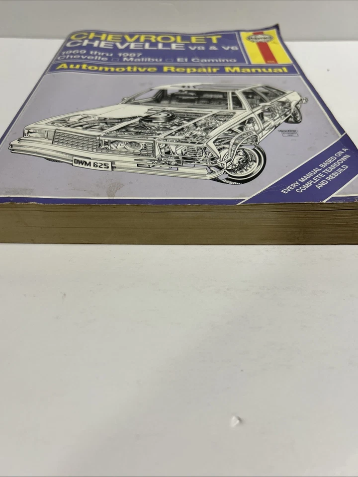 VTG Haynes Repair Manual 625 Chevrolet Chevelle Malibu El Camino FREE SHIP US/CA - Image 2 of 4
