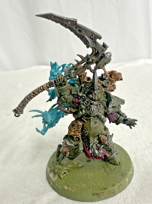 Warhammer Deathguard Typhus, Herald of the Plague God, Plastic, Painted Game Wor