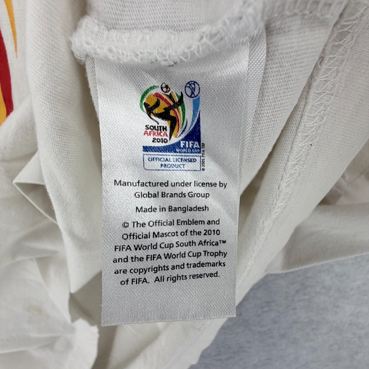 FIFA World Cup Shirt Mens Large Football Soccer South Africa 2010