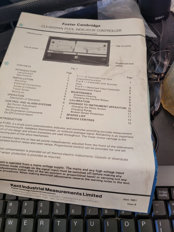 NEW Kent ClearSpan P130/317/00 Series P130L Analog Panel Meter Gauge ( S1-C39) - Image 4 of 4