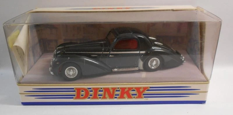Modelo fundido Dinky escala 1/43 DY-14 DELAHAYE 145 GUNMETAL CINZA - Imagem 4 de 4