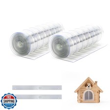 HIDROSIL Dog Door Replacement Flaps for DIY Dog House- 27.5 in x 12 in 2 pc