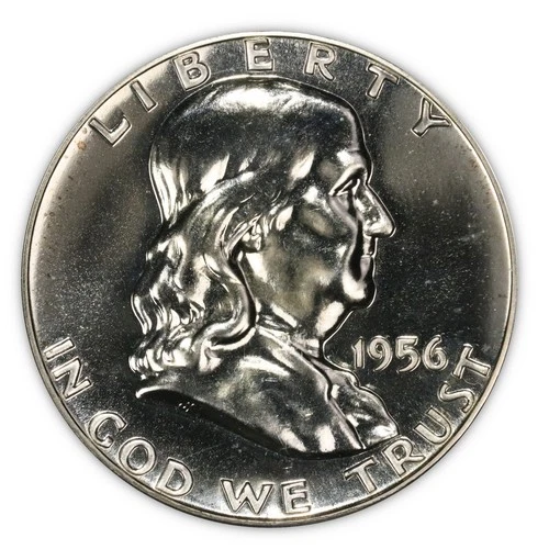 1956 Proof Franklin Half Dollar- Type 1 Reverse FS-901 ANACS PF 66