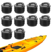 Lyreh 10pcs Kayak Scupper Plug Kit, Universal Rubber Scupper Plugs with Reinf...