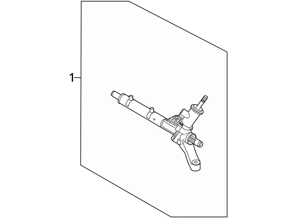 Steering Gear/Rack Power Rack And Pinion Fits 07-13 SX4 844602 - Изображение 3 из 4