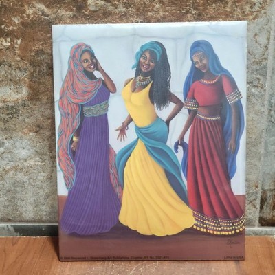 Vintage Unframed Sisters in Dance Art Print Albert Fennell 8 x 10