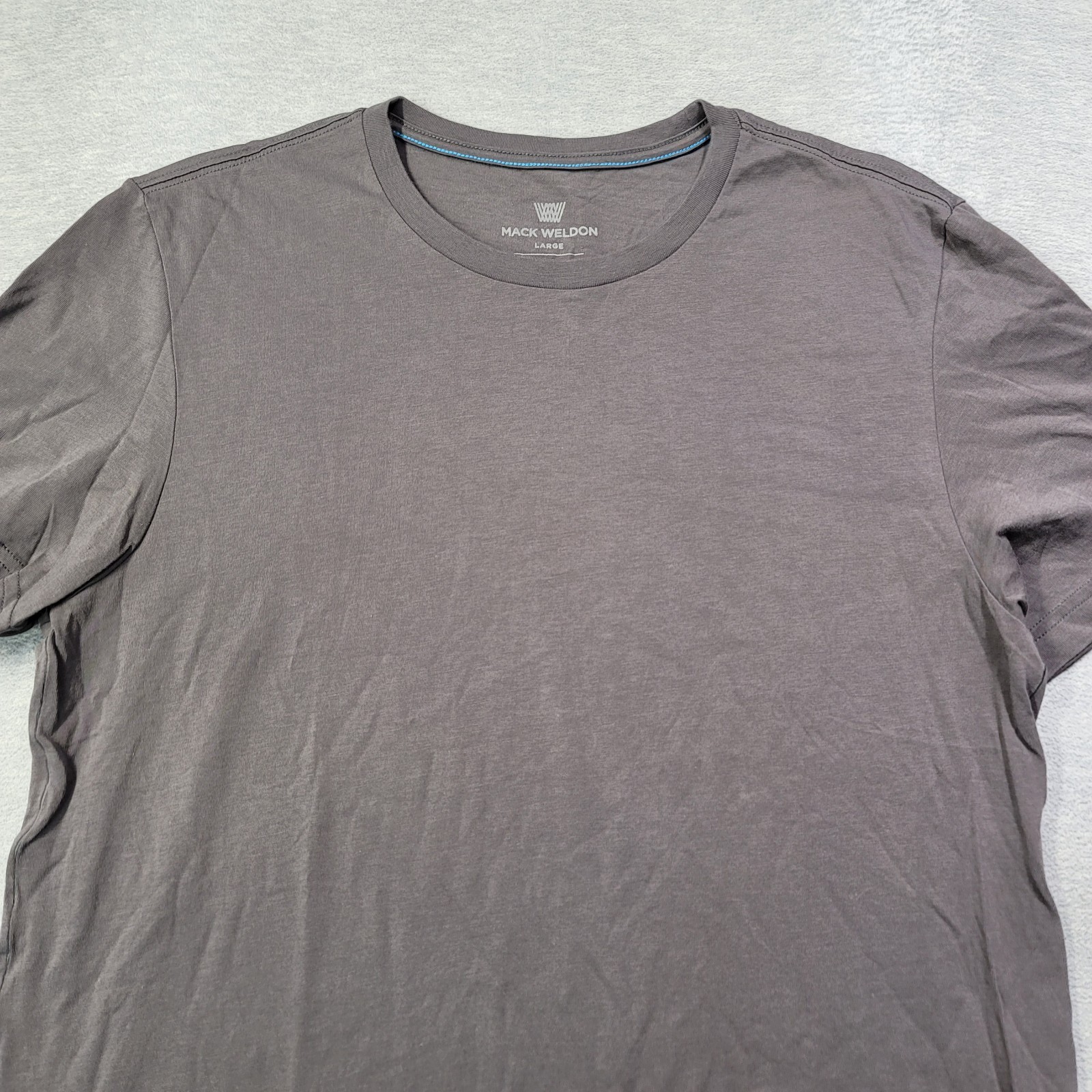 Mack Weldon T Shirts Mens Large Black & Gray Pima Crew Neck Casual Lot of 2