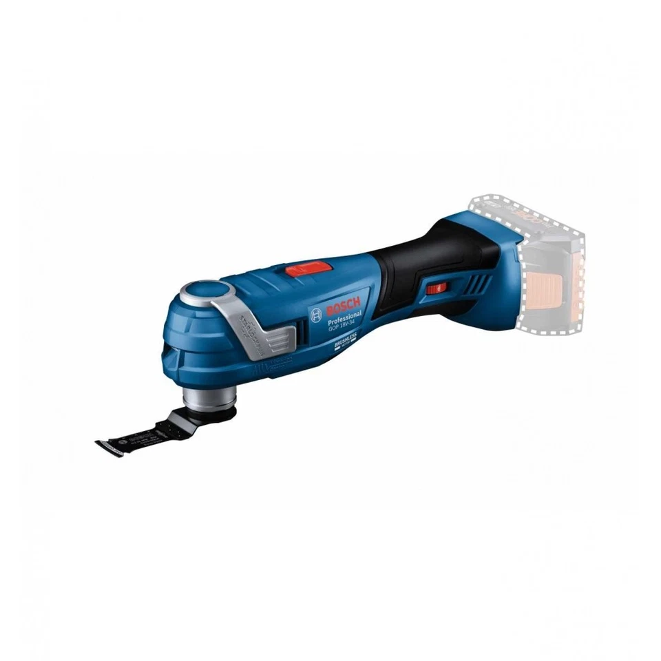 Bosch Akku-Multi-Cutter GOP 18V-34 Multifunktionswerkzeug Blau - Bild 2 von 4