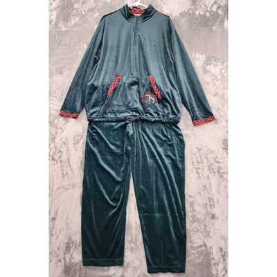 Vintage 90s Bobbie Brooks Velvet Velour Tracksuit Size 22W/24W