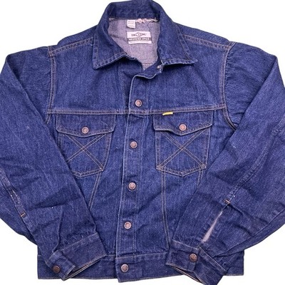 Vintage Selvedge Big Yank Western Sanforized Cotton Denim Trucker