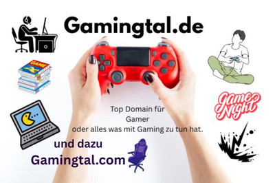 Gamingtal.de  Top Domain für Gamer und Game zubehör, gratis dazu die .com