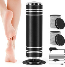 Electric Foot File Callus Remover: Adjustable Speed Feet File Grinder with 60 Pc