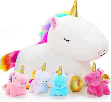 Toys for Girls Ages 0 1 2 3 4 5 6 7 8 Years - Unicorn Mommy Stuffed Animal with