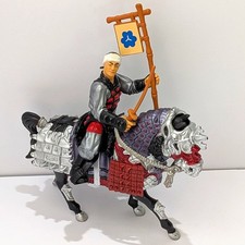 VINTAGE 1993 MOVIE III TMNT SAMURAI EVIL WAR HORSE W/ CASTLE GUARD *INCOMPLETE