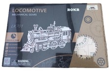 ROKR  Locomotive Train LK701, 350 Pieces, Level 5, Mechanical Gears, Unopened