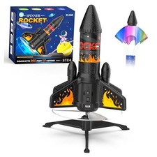 Rocket Launcher for Kids, 200 ft Self Launching Motorized Rocket Toy Orange