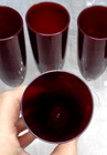 Set/4 LENOX Ruby Red Champagne Flute Glasses ~ 10.5" H — photo 6