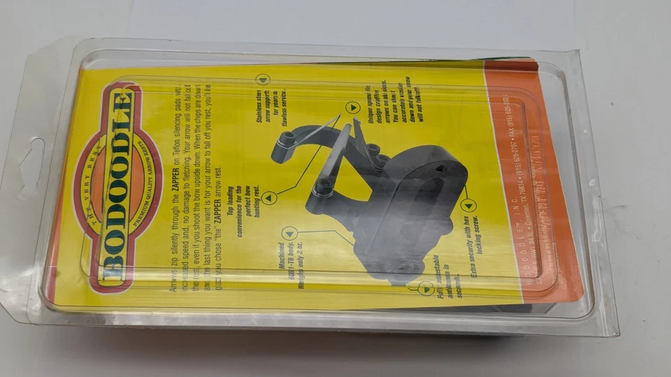 Bodoodle Zapper Left Hand Premium Quality Arrow Rest ZAP325C HP (L) OLD STOCK  - Image 4 of 4