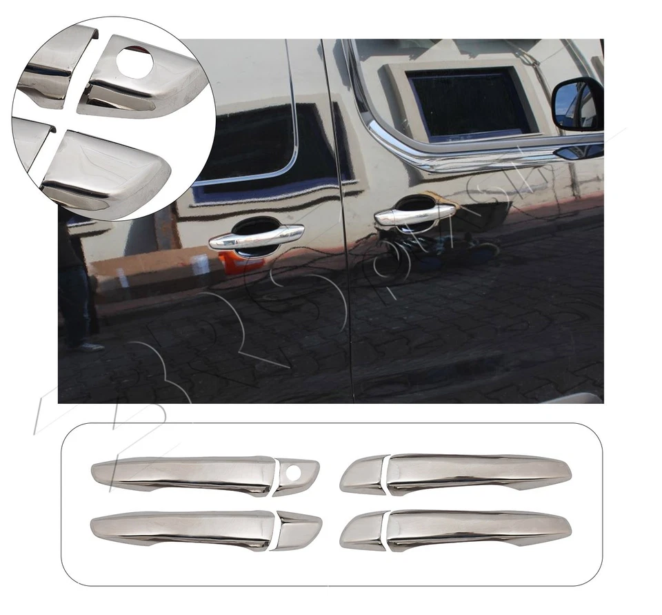 Peugeot 5008 2016+ Door Handle Set 4 PCS Stainless Steel Replacement - image 4 of 4