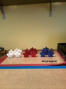 Set of 18 Resin Stars to sparkle through your life!