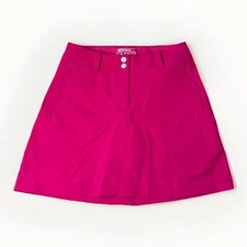 Nike Golf Women’s Skirt Skort Size 2 Hot Pink Zip Pockets Active Tennis Sporty