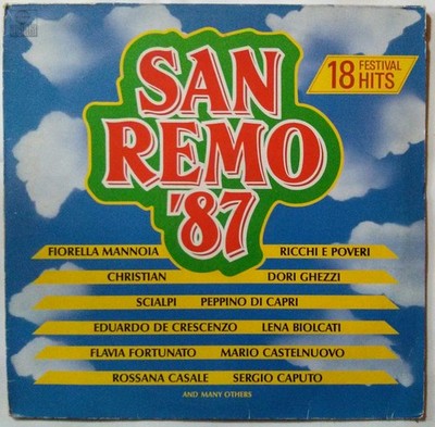Various - San Remo '87 - 18 Festival-Hits LP Comp Vinyl Pop 219891
