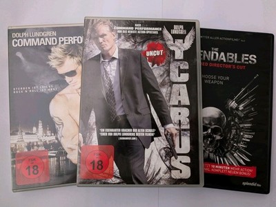 Dolph Lundgren DVD Action Pack mit Icarus, Command Performance und Expendables