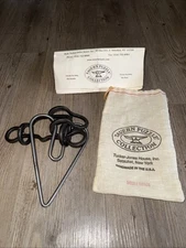 Iron Tavern Puzzle Double Bypass (Intermediate) Hand Forged Heavy Gauge Steel