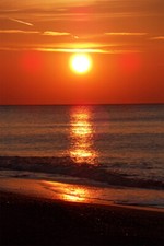 Beautiful Sunset Landscape Print Canvas Wall Art Home Decor - POSTER 20x30